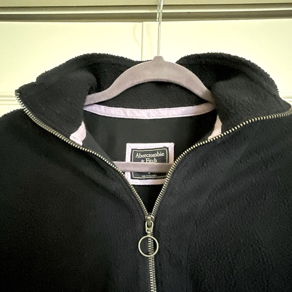 Abercrombie Colorblock Half Zip Sweater - Picture 4 of 7